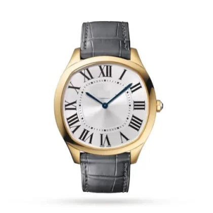 CTR002 Men Automatic Silver Leather Watch  08012
