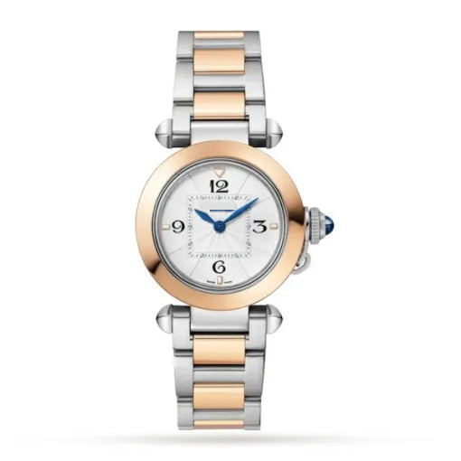 CTR003 Women Quartz Silver Stainless Steel & 18ct Rose Gold Watch 08021