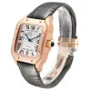 CTR006 Men Automatic Silver Alligator Watch 08039