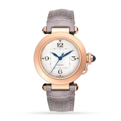 CTR003 Women Automatic Silver Alligator Watch 08015