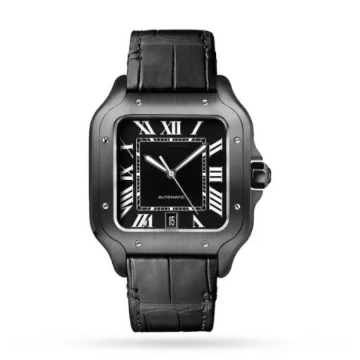 CTR006 Men Automatic Black Rubber Watch 08033