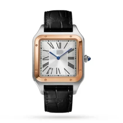 CTR007 Men Automatic Silver Stainless Steel & 18ct Rose Gold Watch 08050