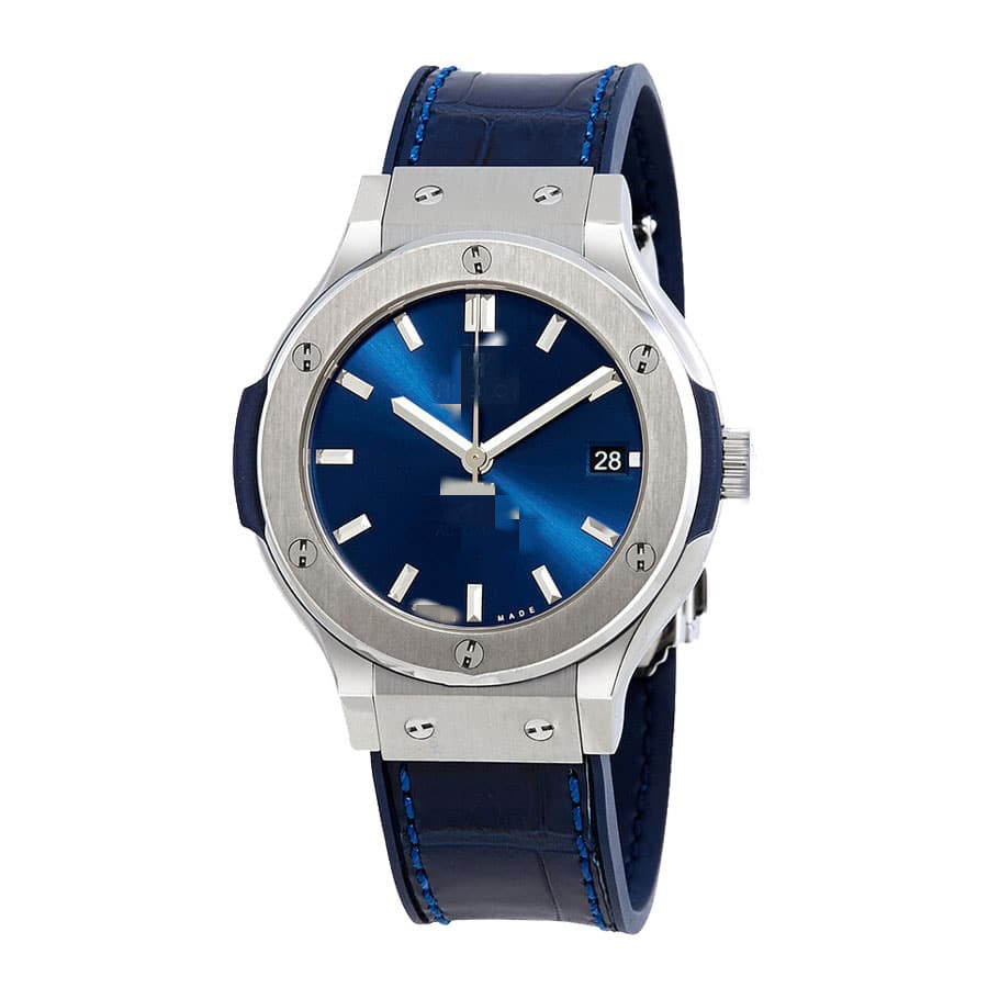 HBT002 Automatic Blue Sunray Dial Titanium 07033