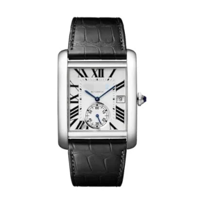 CTR011 Men Automatic Silver Alligator Watch 08068
