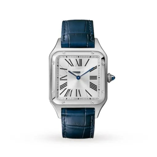 CTR007 Men Quartz Silver Alligator Watch 08052