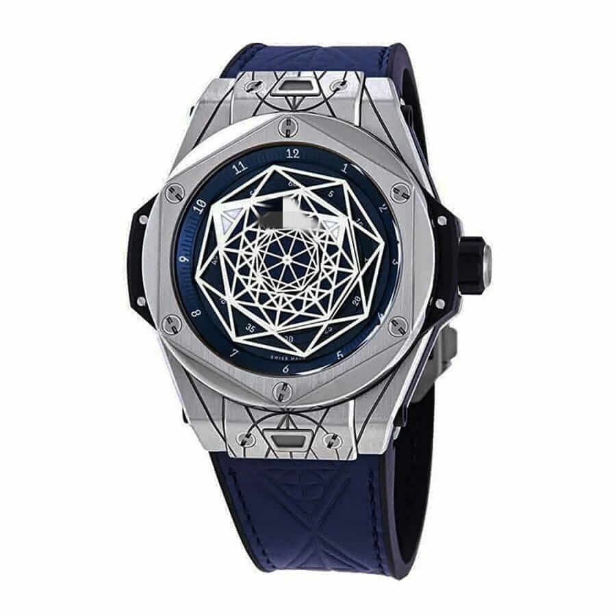 HBT001 STEEL BLACK DIAL DIAMOND BEZEL 07024