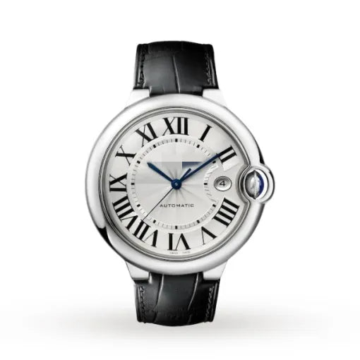 CTR001 Men Automatic Silver Leather Watch 08004
