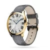 CTR002 Men Automatic Silver Leather Watch  08012