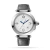 CTR003 Men Automatic Silver Alligator Watch 08014