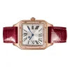 CTR007 Men Quartz Silver Leather Watch 08053