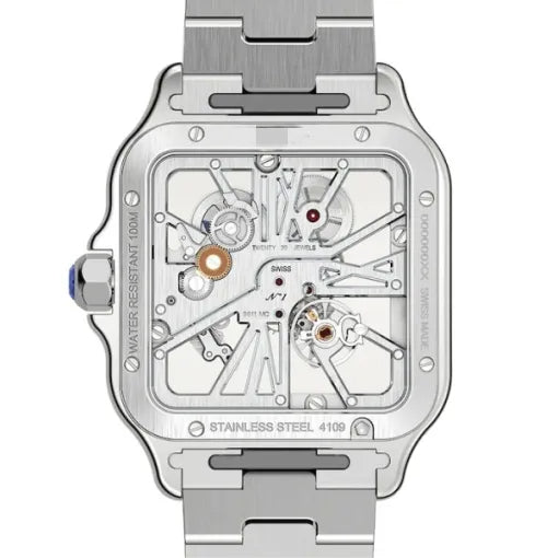 CTR006  Men Automatic Silver Stainless Steel Watch 08045