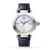 CTR003 Women Automatic Silver Alligator Watch 08017
