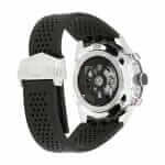 TGH001 Stainless Steel Black Dial Rubber Strap