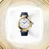 CTR003 Men Automatic Silver Alligator Watch 08013
