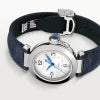 CTR003 Women Automatic Silver Alligator Watch 08017