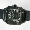 CTR006 Men Automatic Black Rubber Watch 08033