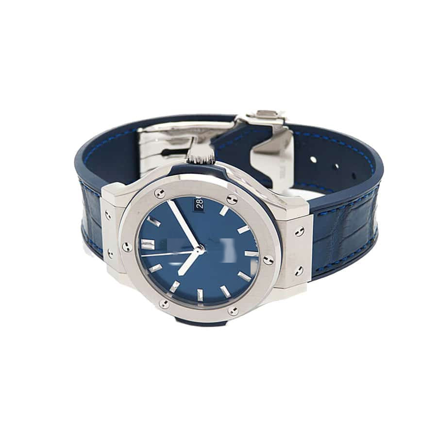 HBT002 Automatic Blue Sunray Dial Titanium 07033