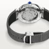 CTR003 Men Automatic Silver Alligator Watch 08014