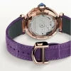 CTR003 Women Automatic Silver Alligator Watch 08016
